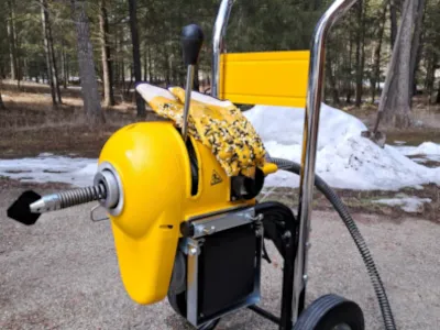 Outdoor pipe repair by licensed contractor